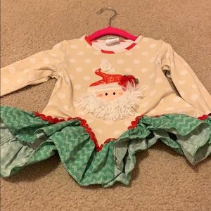 Peaches and cream and mud pie Santa shirt